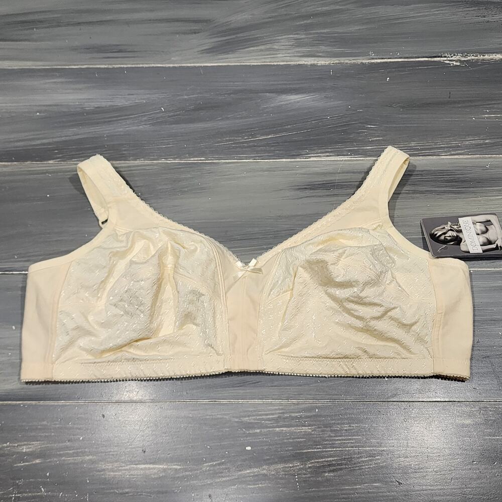 Dominique Marcelle Comfort Bra 46C Everyday Wirefree Champagne ‎ 5360